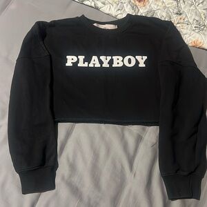 Women’s cropped pullover sweatshirt